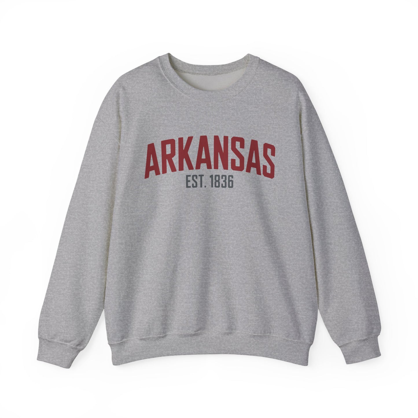 Arkansas Established 1836 Crewneck Sweatshirt