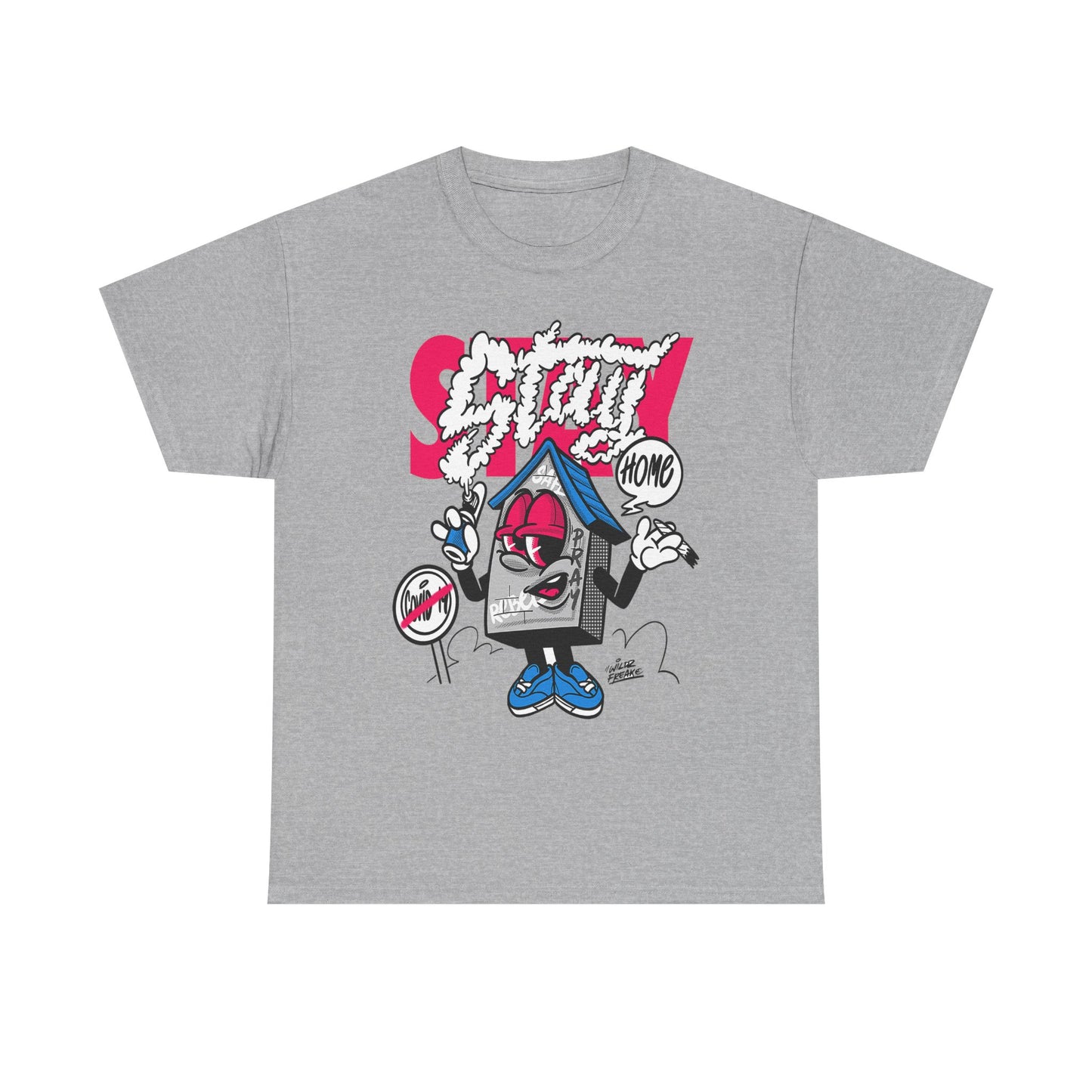 Street Art Unisex Heavy Cotton Tee - SNOT HOME Graphic Design