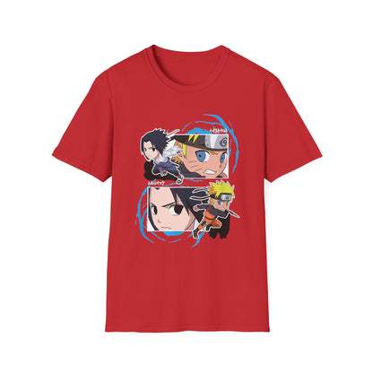 Anime naruto Adventure Unisex Softstyle T-Shirt - Naruto Characters Design