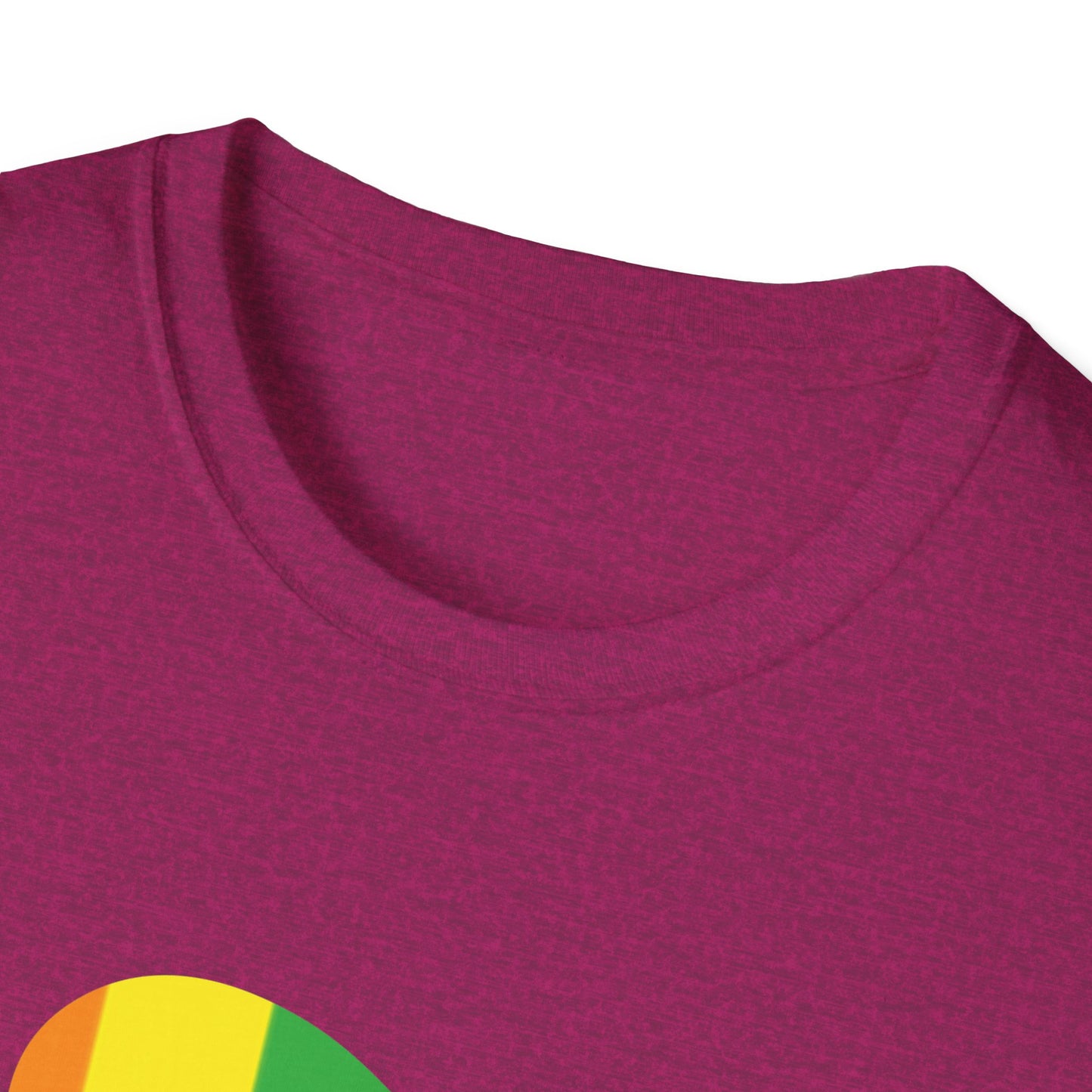 Pride Ally T-Shirt, Unisex Tee for LGBTQ+ Support, Softstyle Shirt for Everyday Wear, Gift for Allies