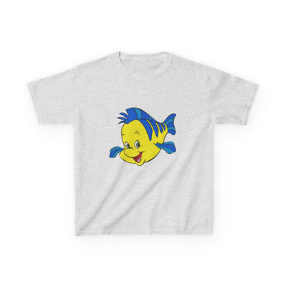 Kids Cartoon Fish Tee - Fun Summer T-Shirt, Gift for Birthday, Beach Day, Family Outings, Vacation Wear