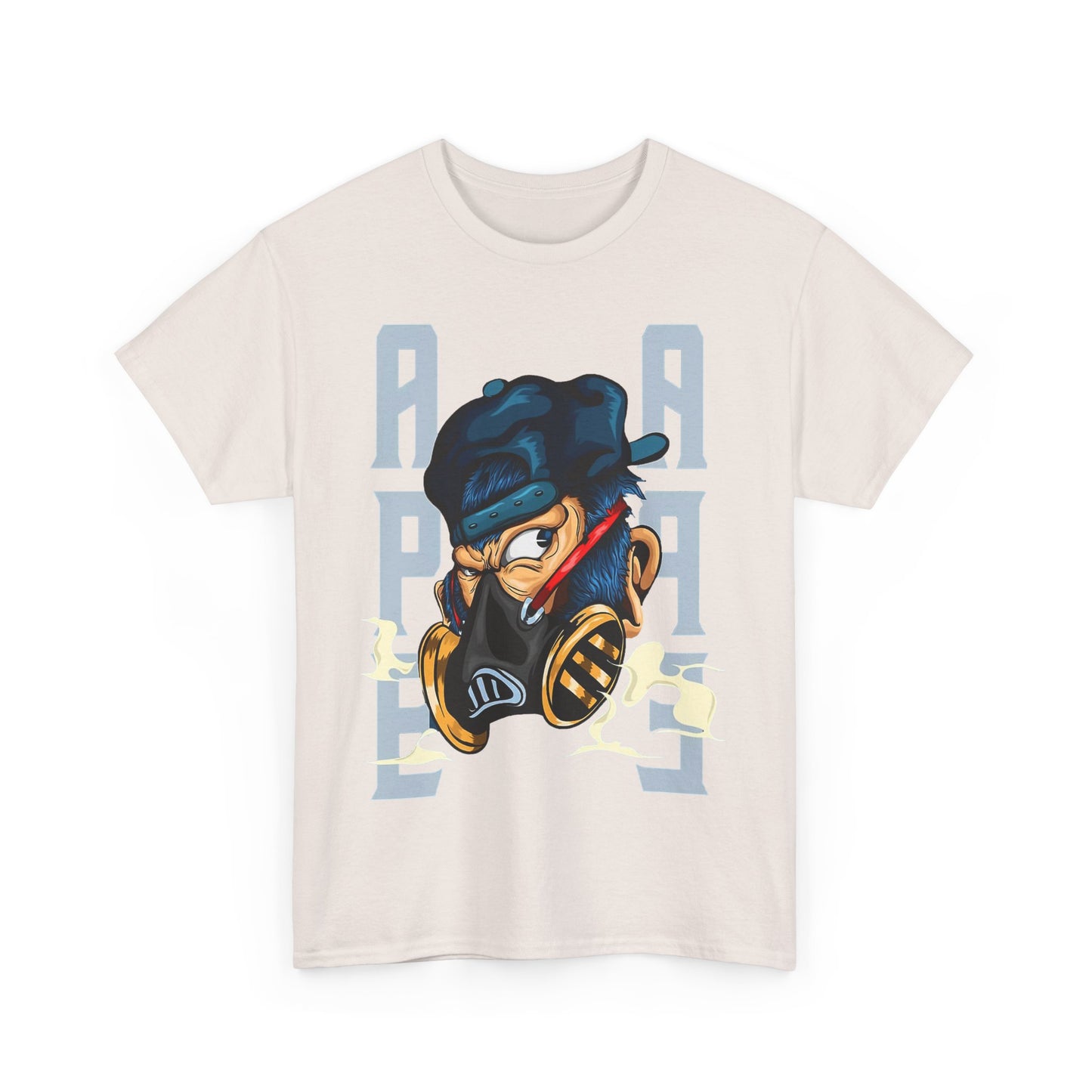 Bold Graphic Unisex Heavy Cotton Tee - Street Art Vibe