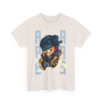 Bold Graphic Unisex Heavy Cotton Tee - Street Art Vibe