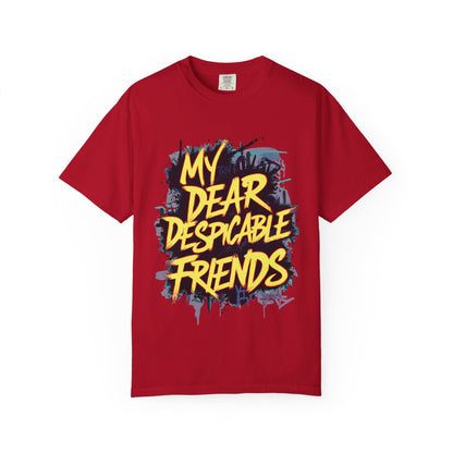 Despicable Friends Graphic Tee, Unisex T-Shirt, Casual Wear, Gift for Friends, Fun Statement Shirt, Graphic Tee for Fans