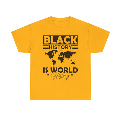 Black History Awareness Tee, Unisex Cotton T-Shirt, Black History Month Shirt, Cultural Pride Apparel, Educational Gift