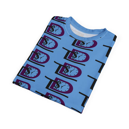 Time Designs Trendy Unisex Graphic Tee - Bold Patterned D Design for Everyday Style