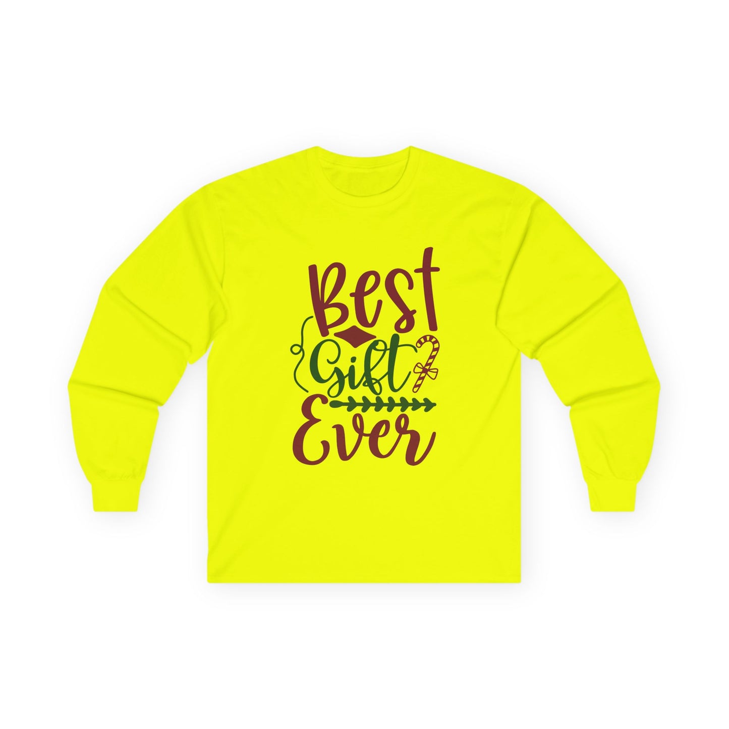Best Gift Ever Long Sleeve Tee, Christmas Gift, Holiday Apparel, Unisex Tee, Cozy Shirt, Gift for Him/Her