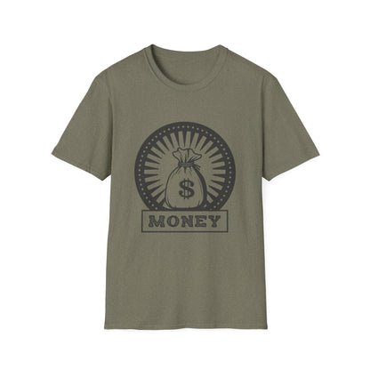 Money Bag Graphic Unisex T-Shirt - Perfect for Hustlers and Entrepreneurs