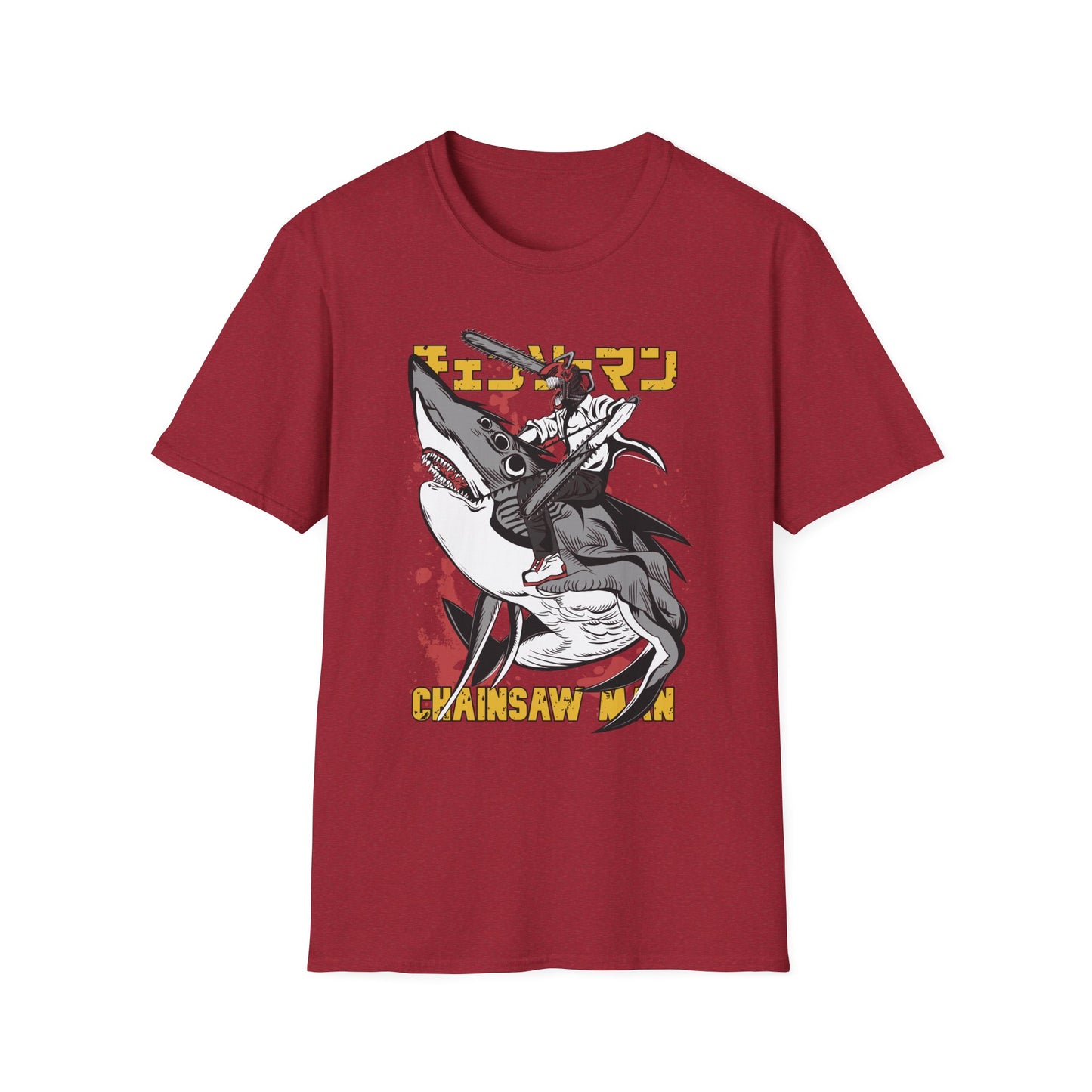 Unisex Softstyle T-Shirt with Unique Design, Cool Graphic Tee, Casual Wear, Gift for Anime Fans, Daily Comfort
