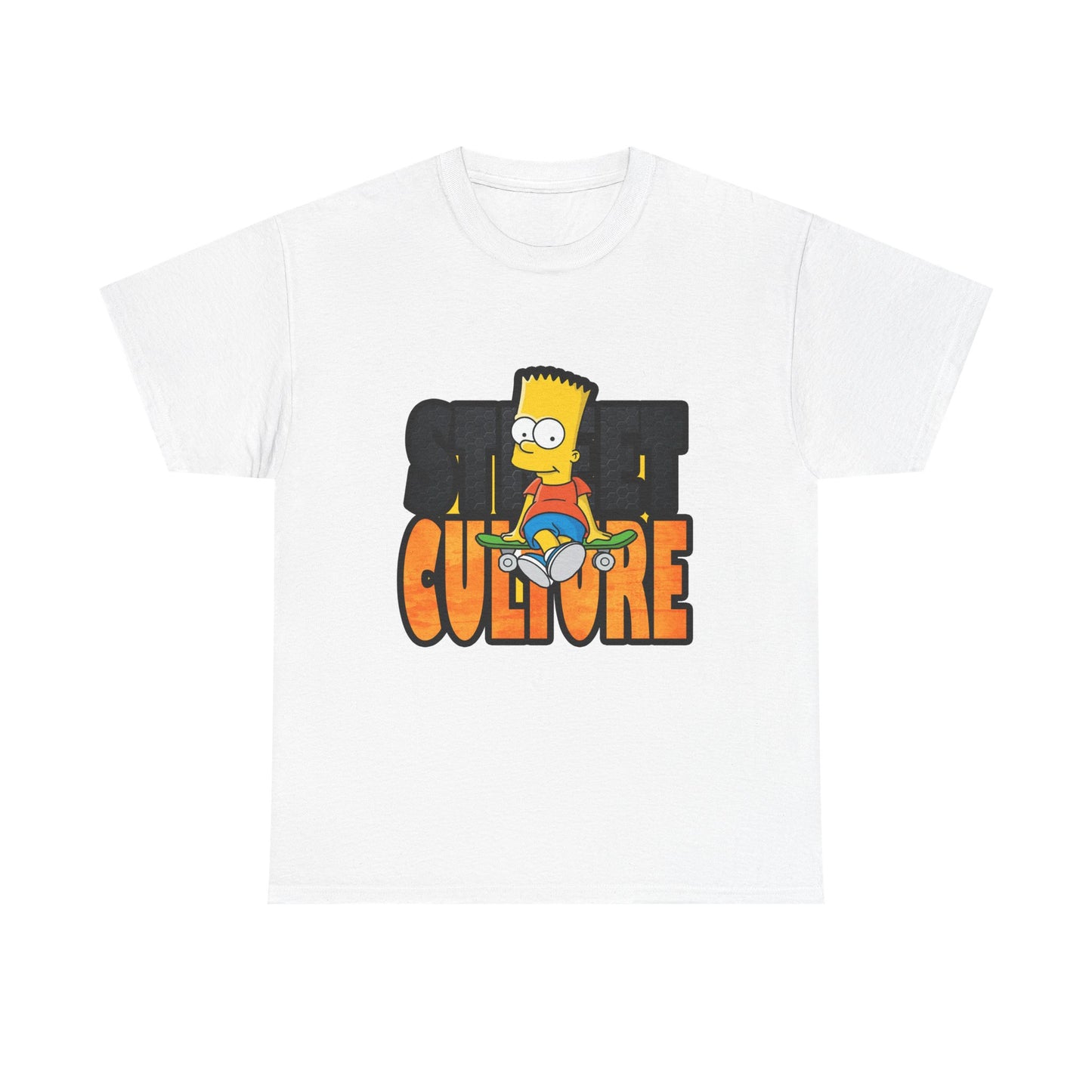 Retro Bart Simpson Unisex Heavy Cotton Tee - Street Culture Vibe
