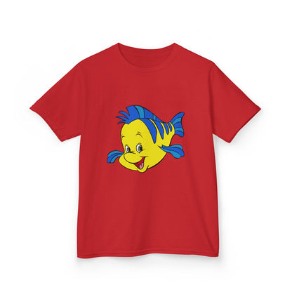 Kids Cartoon Fish Tee - Fun Summer T-Shirt, Gift for Birthday, Beach Day, Family Outings, Vacation Wear