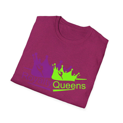 Royalty Queens Unisex T-Shirt | Fun Graphic Tee for Gifts, Celebrations, Birthdays, Crown Lovers, Casual Wear