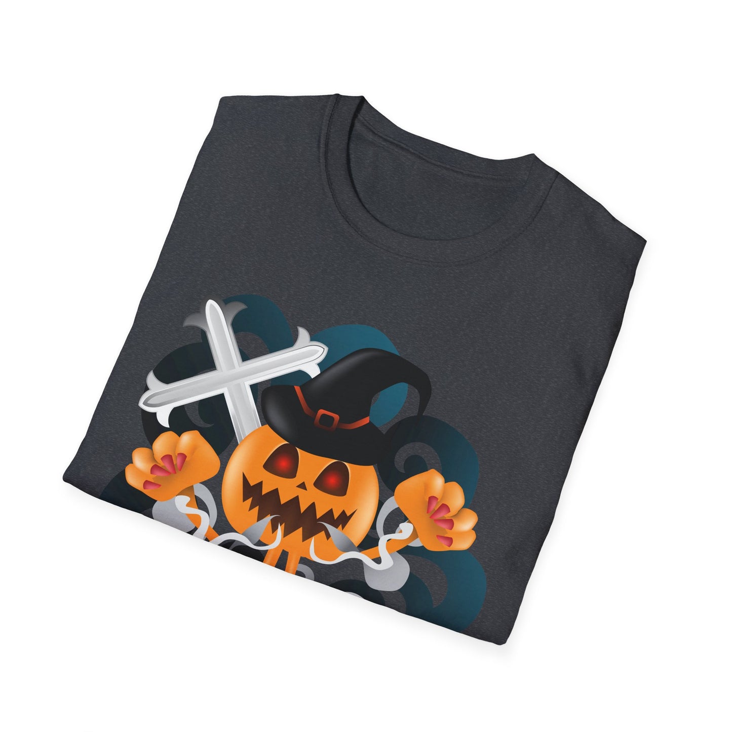 Halloween Pumpkin Graphic Tee, Unisex T-Shirt, Fall Fashion, Spooky Season Shirt, Trick or Treat Apparel, Casual Halloween Outfit