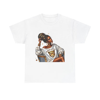 Empowering Women Graphic Tee - 'Making Moves' Heavy Cotton Unisex T-Shirt