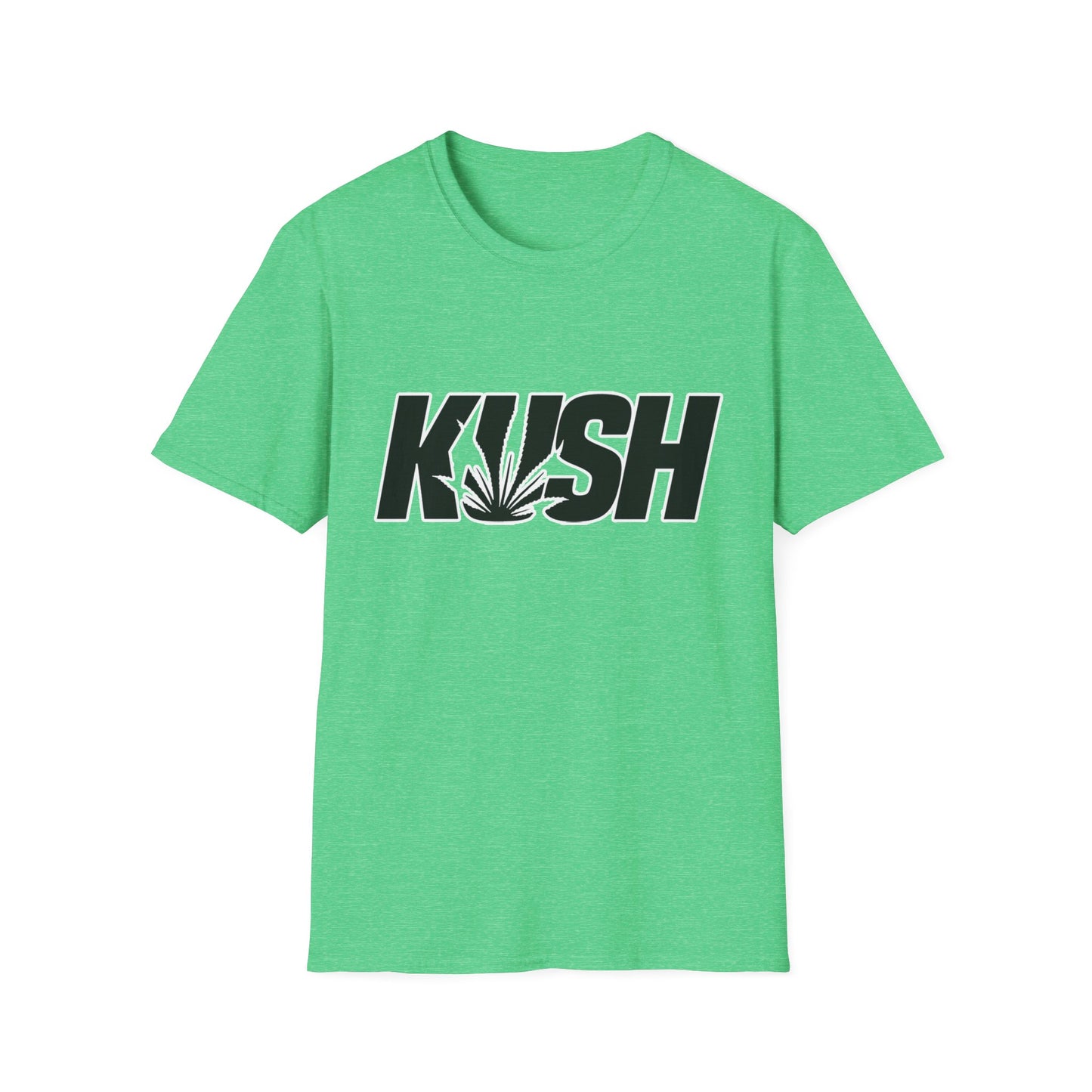 KUSH Graphic Unisex Softstyle T-Shirt - Cool Cannabis Vibe