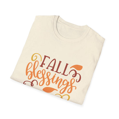 Fall Blessings T-Shirt, Cute Autumn Tee, Thanksgiving Gift, Cozy Casual Wear, Seasonal Graphic Shirt
