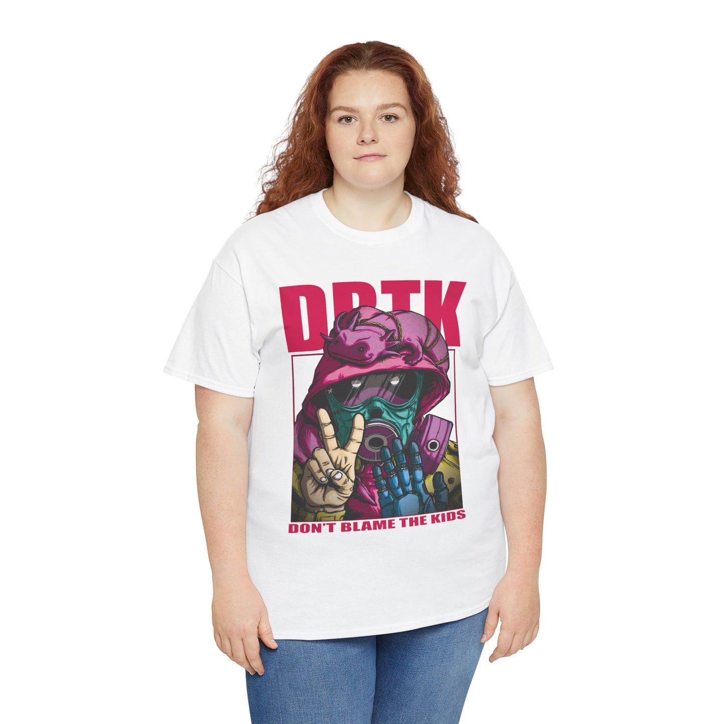Unisex Heavy Cotton Tee - 'Don't Blame The Kids' Graphic T-Shirt for Trendy Streetwear Lovers