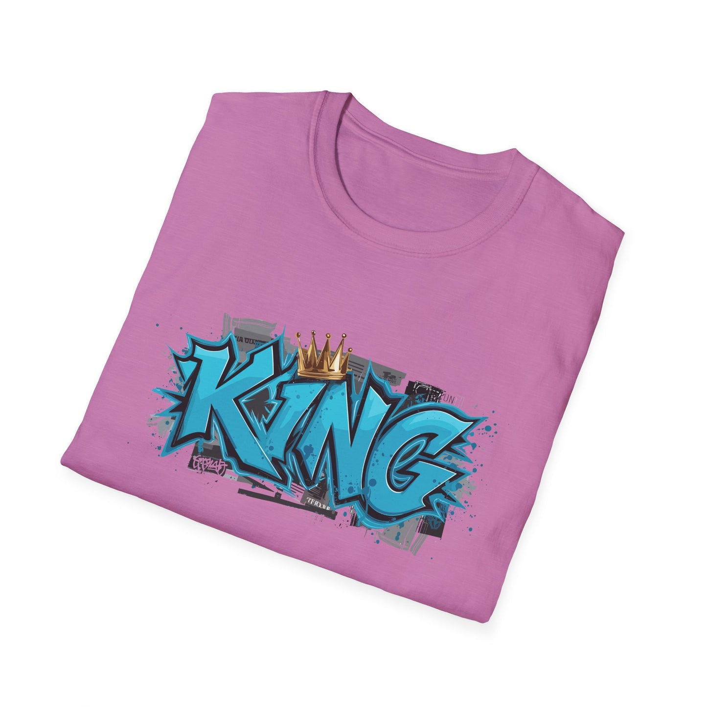 King Graffiti Unisex T-Shirt | Cool Urban Style Tee, Streetwear Fashion, Unique Gift for Him, Self-Expression, Birthday Present