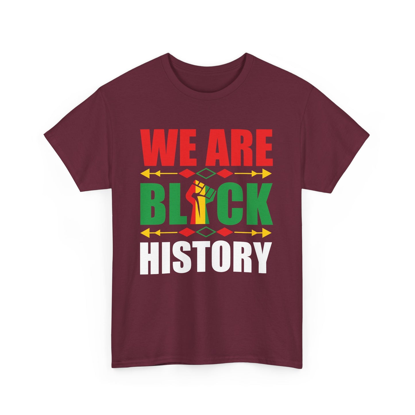 Unisex Heavy Cotton Tee - WE ARE BLACK HISTORY - Statement Tee, Celebrate Black History Month, Cultural Pride Apparel, Gift for [...]