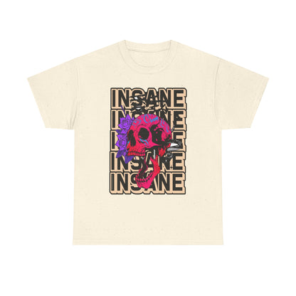 Edgy Skull Art Unisex Heavy Cotton Tee - Perfect for Alternative Fashion Lovers