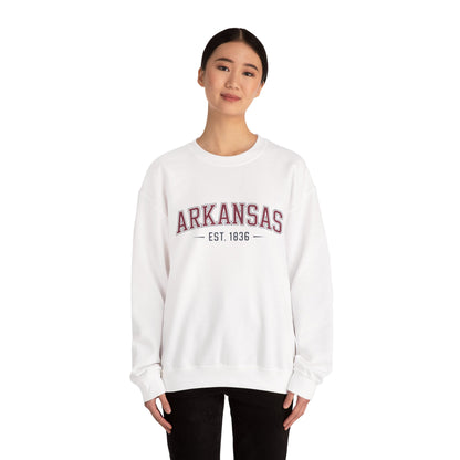 Arkansas Est. 1836 Crewneck Sweatshirt