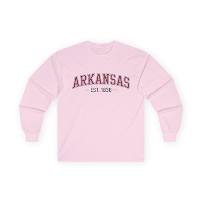 Arkansas EST. 1836 Long Sleeve Tee