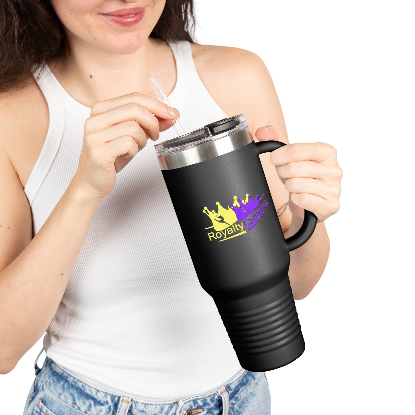 Queen-Themed Insulated Travel Mug, 40oz | Perfect for Women on the Go, Gifts for Mother's Day, Birthday, and Travel