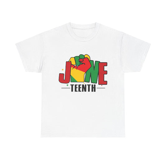 Juneteenth Unisex Heavy Cotton Tee, Celebration Shirt, Black History Apparel, Event T-Shirt, Commemorative Tee, Everyday Wear