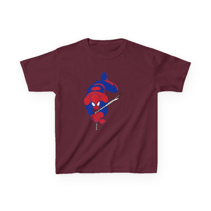 Kids Spider Hero Tee, Superhero Kids Shirt, Fun Cotton Tee, Birthday Gift Tee, Children's T-Shirt, Playful Kids Apparel
