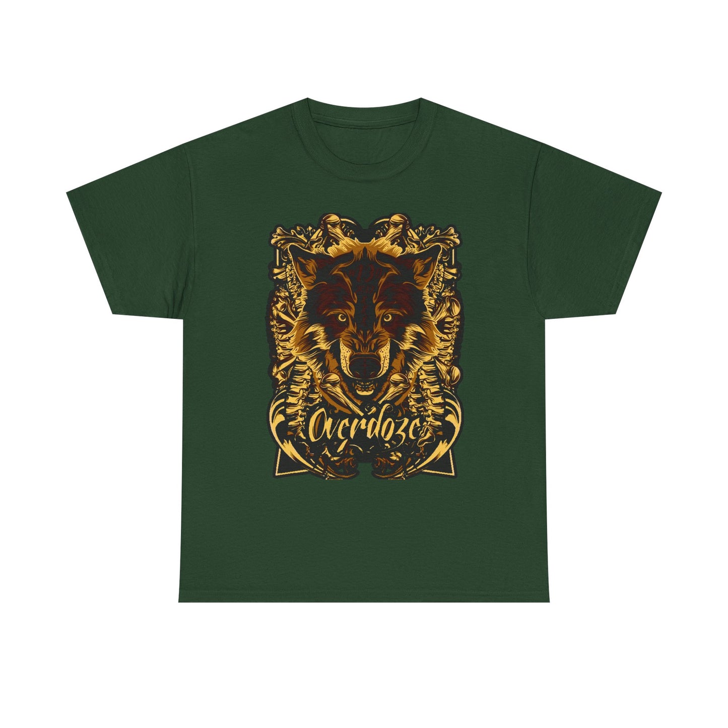 Courageous Wolf Unisex Heavy Cotton Tee