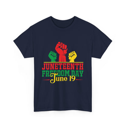 Juneteenth Freedom Day Tee | Unisex Cotton T-Shirt for Celebrating Emancipation, Black History Month, Racial Justice, Equality