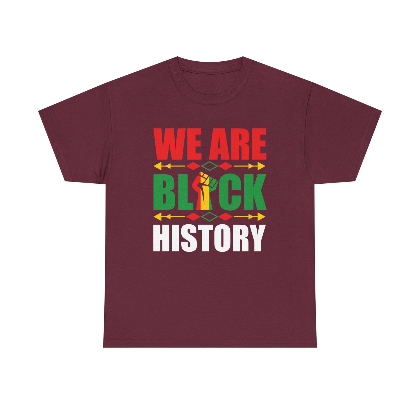 Unisex Heavy Cotton Tee - WE ARE BLACK HISTORY - Statement Tee, Celebrate Black History Month, Cultural Pride Apparel, Gift for [...]