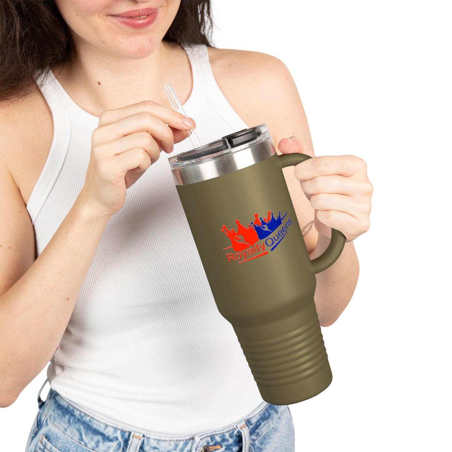 Insulated Travel Mug - Royalty Queens 40oz | Perfect for Road Trips, Gifts, Coffee Lovers & More!