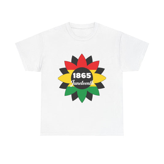 Juneteenth Celebration Tee - Unisex Heavy Cotton Shirt, African Heritage Apparel, Black History Month, 1865 Roots, Proud Culture Wear