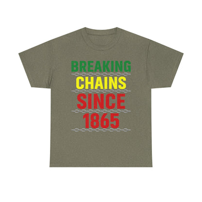 Breaking Chains Unisex Heavy Cotton Tee, Inspirational Cotton Shirt, Empowerment Tee, Heritage T-Shirt, History-Inspired Gift, [...]