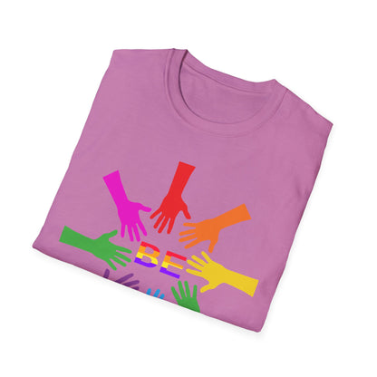 Rainbow Hands Unisex T-Shirt | Be Yourself, Inclusive Apparel, Pride Clothing, Gift for Friends, LGBTQ+ Pride