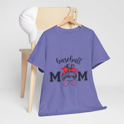 Baseball Mom Unisex Heavy Cotton Tee - Perfect for Game Day
