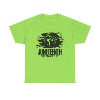 Juneteenth Freedom Day Tee, Unisex Heavy Cotton, Black Power Graphic Shirt, Everyday Wear, Freedom Celebration Apparel, Juneteenth Gift
