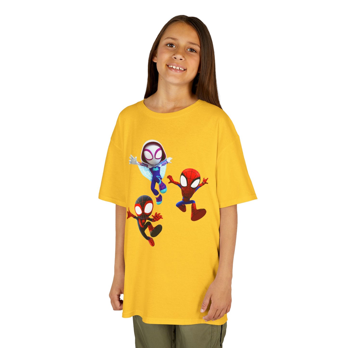 Kids Spider-Man Adventure Tee - Fun and Cozy Cotton T-Shirt for Young Superhero Fans