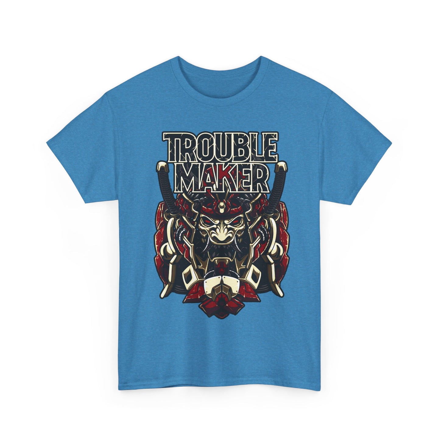 Trouble Maker Graphic Tee - Unisex Heavy Cotton Shirt for Rebels and Mischiefs