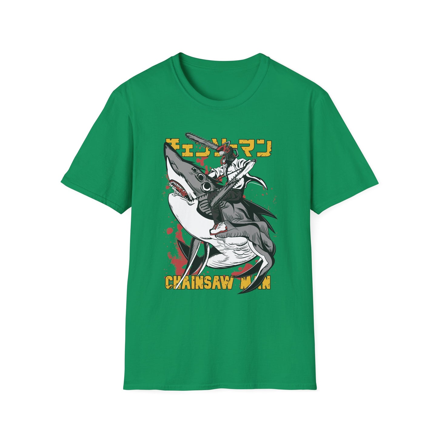 Unisex Softstyle T-Shirt with Unique Design, Cool Graphic Tee, Casual Wear, Gift for Anime Fans, Daily Comfort