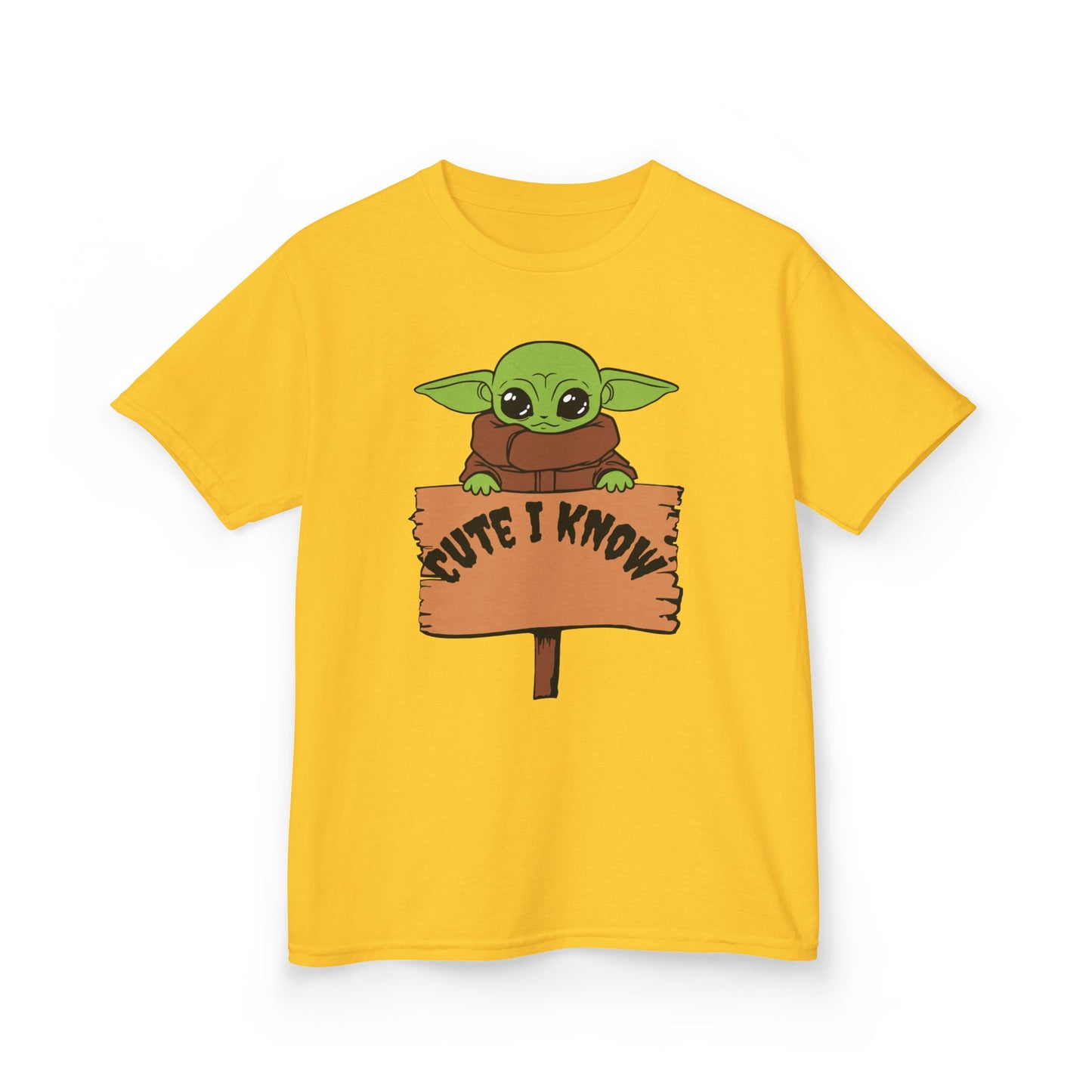 Cute Baby Alien Kids Tee - "Cute I Know" Design for Trendy Kids