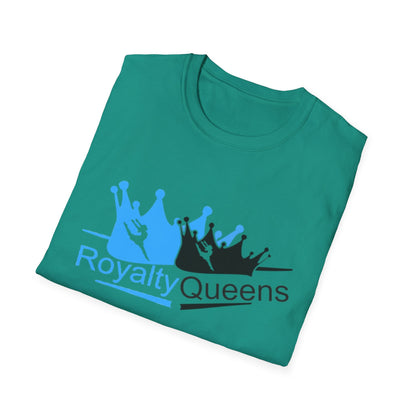 Royalty Queens Unisex Softstyle T-Shirt, Casual Tee, Gift for Queens, Birthday Shirt, Empowerment Apparel, Everyday Wear