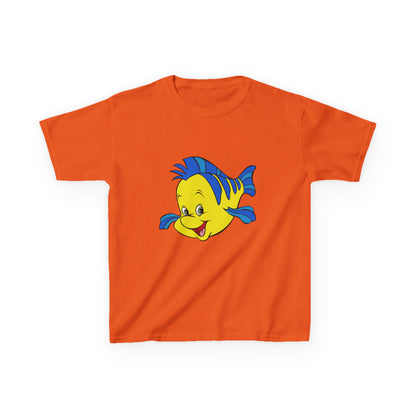 Kids Cartoon Fish Tee - Fun Summer T-Shirt, Gift for Birthday, Beach Day, Family Outings, Vacation Wear