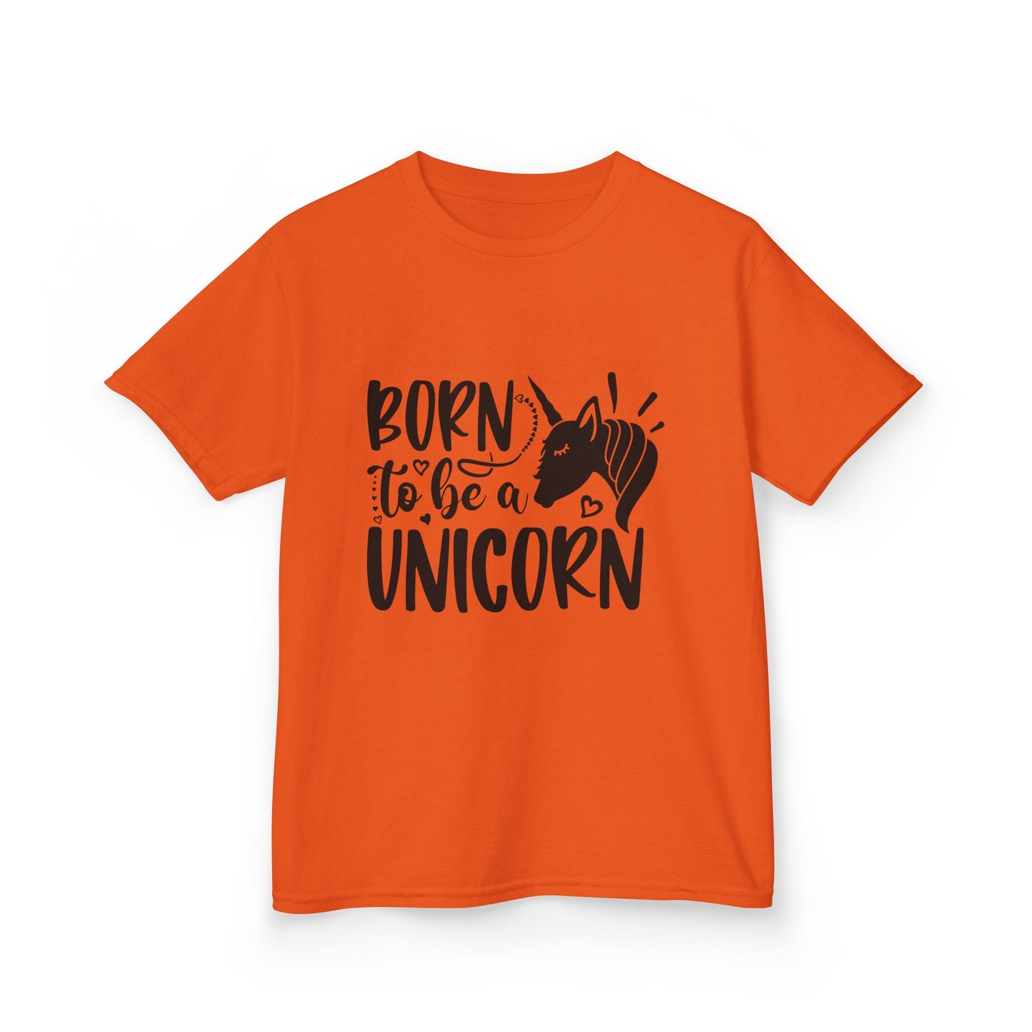 Kids Unicorn T-Shirt - "Born to Be a Unicorn" - Fun Cotton Tee for Boys & Girls
