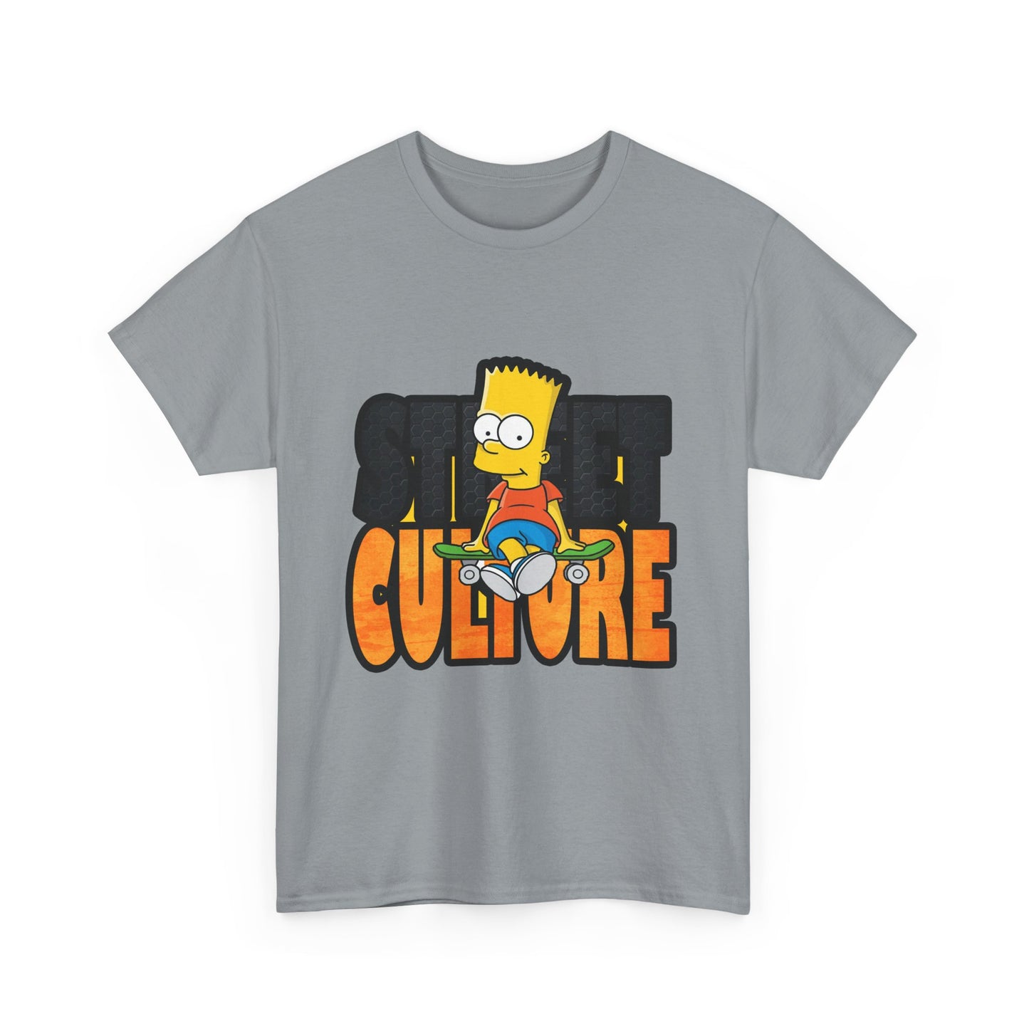 Retro Bart Simpson Unisex Heavy Cotton Tee - Street Culture Vibe