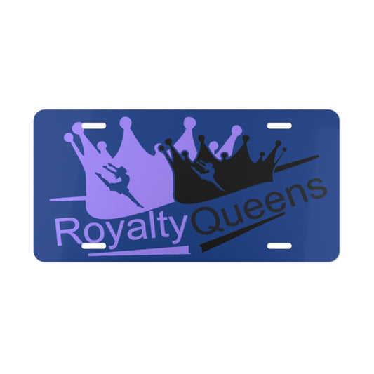 Royalty Queens License Plate, Custom Vanity Plate for Car, Car Accessory Gift, Crown Decor, Unique License Plate for Queens