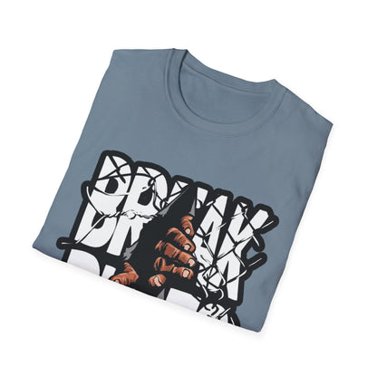 Break Rules Unisex Softstyle T-Shirt - Casual Streetwear Tee for Rebels
