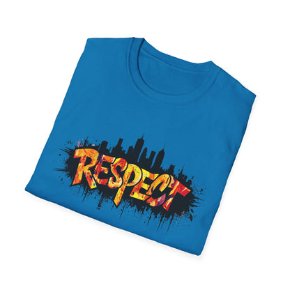 Respect Graphic Unisex T-Shirt, Urban Style Tee, Streetwear Top, Casual Wear, Gift for Friends, Stylish Statement Shirt