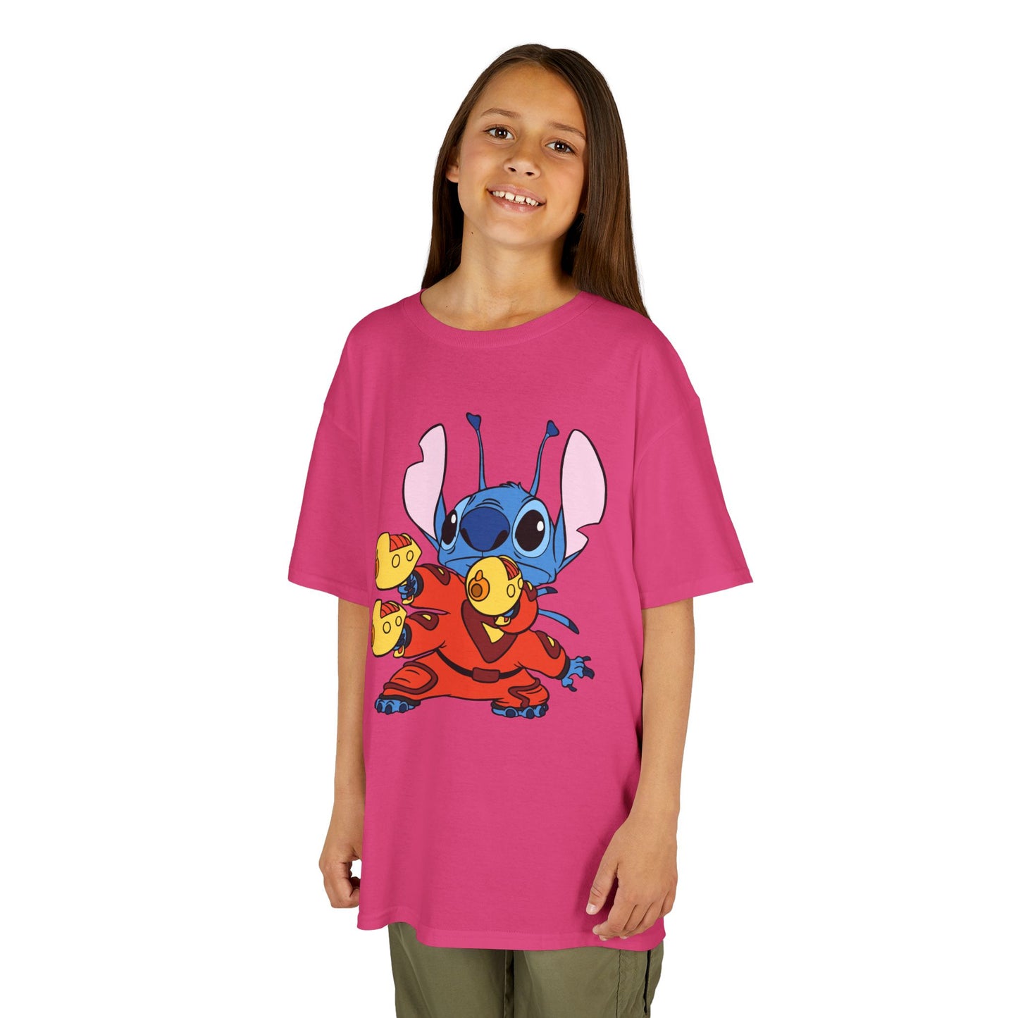 Colorful Kids Tee with Fun Cartoon Design
